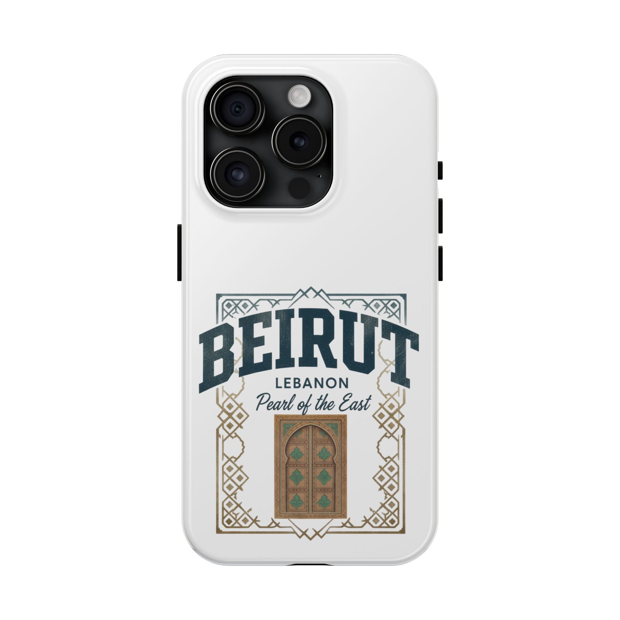 Beirut Lebanon Tough Phone Case — 'Pearl of the East' Vintage Door Design