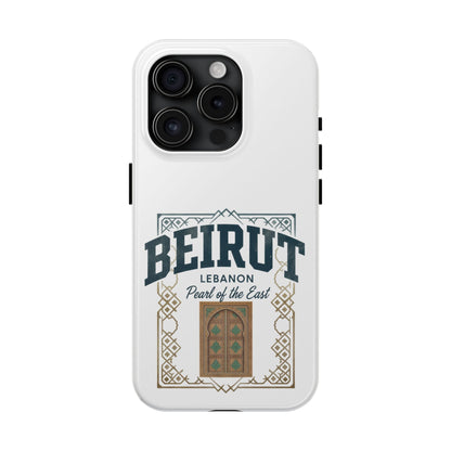 Beirut Lebanon Tough Phone Case — 'Pearl of the East' Vintage Door Design