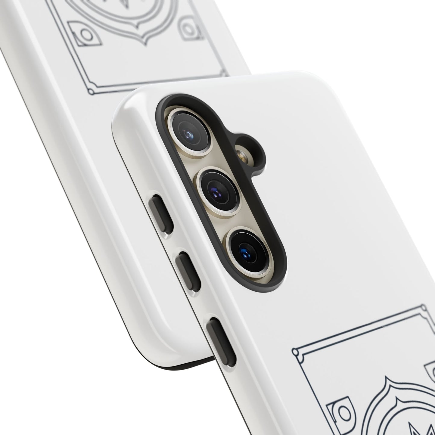 Dubai Architectural Phone Case — Minimal Souvenir Travel Design with Coordinates