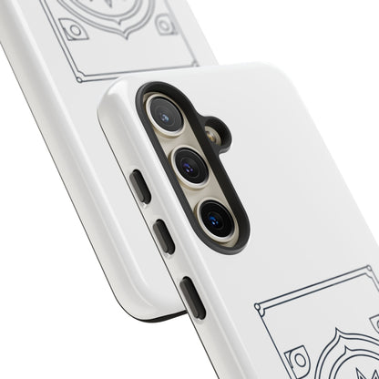 Dubai Architectural Phone Case — Minimal Souvenir Travel Design with Coordinates