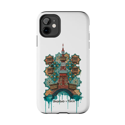 Coque de téléphone résistante — Illustration fusion Bagdad x Tokyo