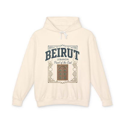 Beirut Vintage Door Hoodie — Lebanon "Pearl of the East" Travel Sweatshirt