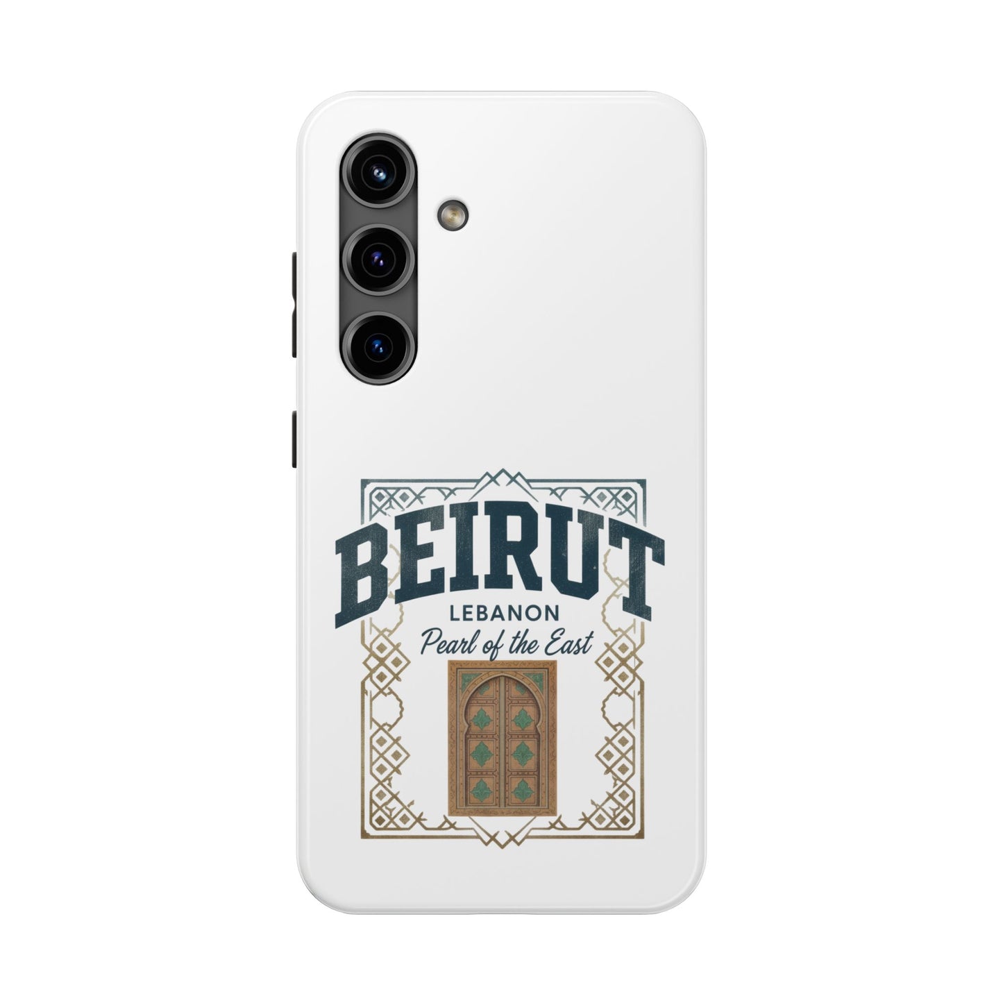 Beirut Lebanon Tough Phone Case — 'Pearl of the East' Vintage Door Design