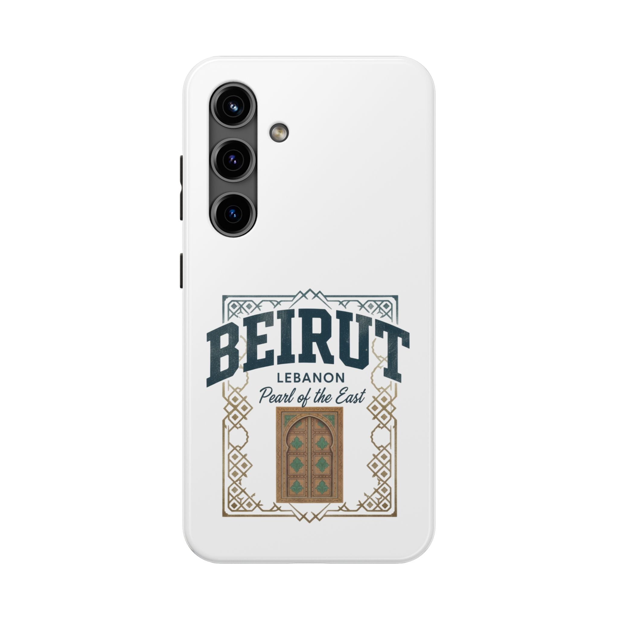 Beirut Lebanon Tough Phone Case — 'Pearl of the East' Vintage Door Design