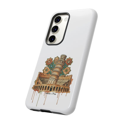 Leaning Tower Tough Phone Case — Vintage Pisa Travel Design