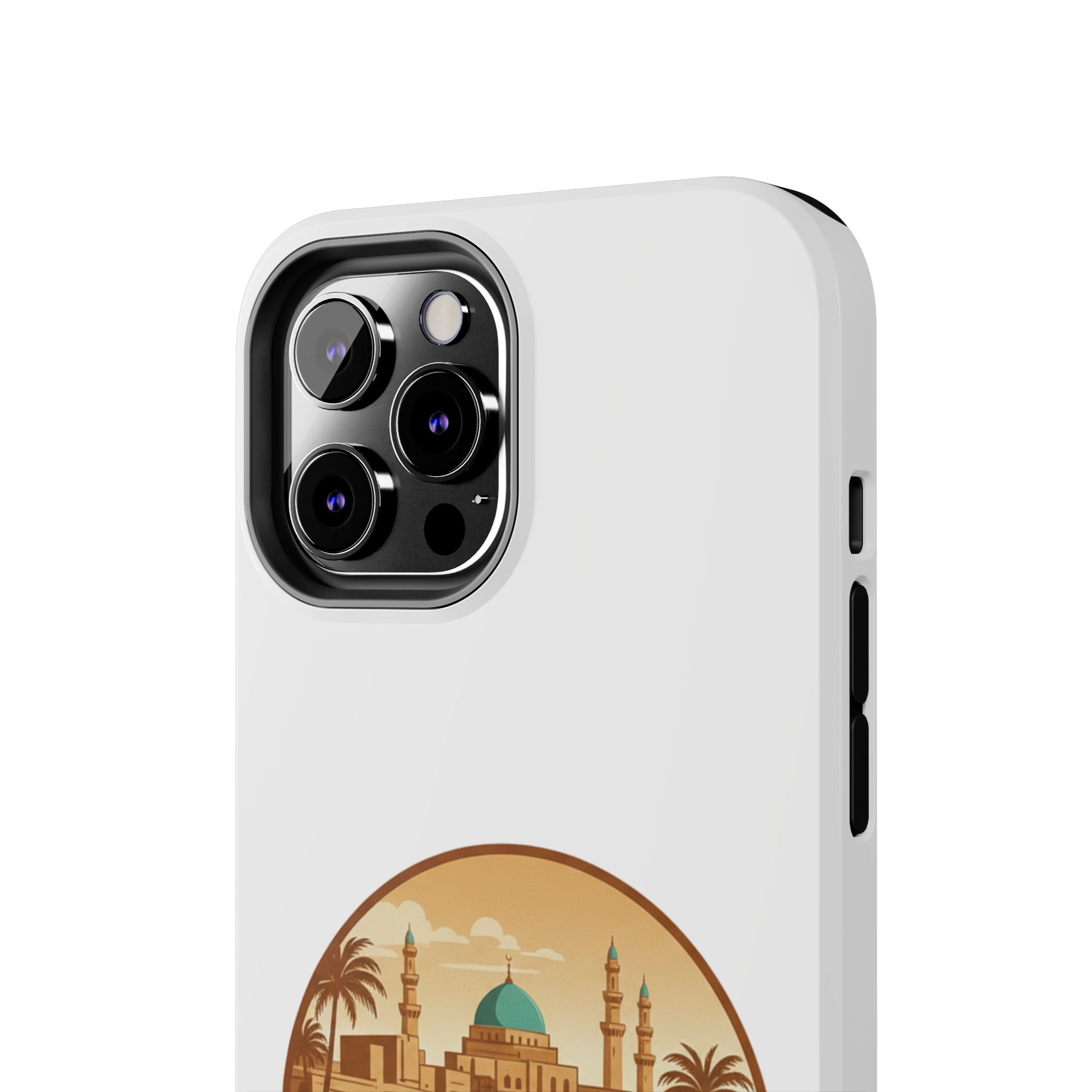Baghdad Illustrated Tough Phone Case — Vintage Middle East Cityscape Protective Cover