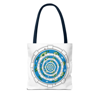 Spiral Island Tote Bag – Nautical Mandala All-Over Print Tote