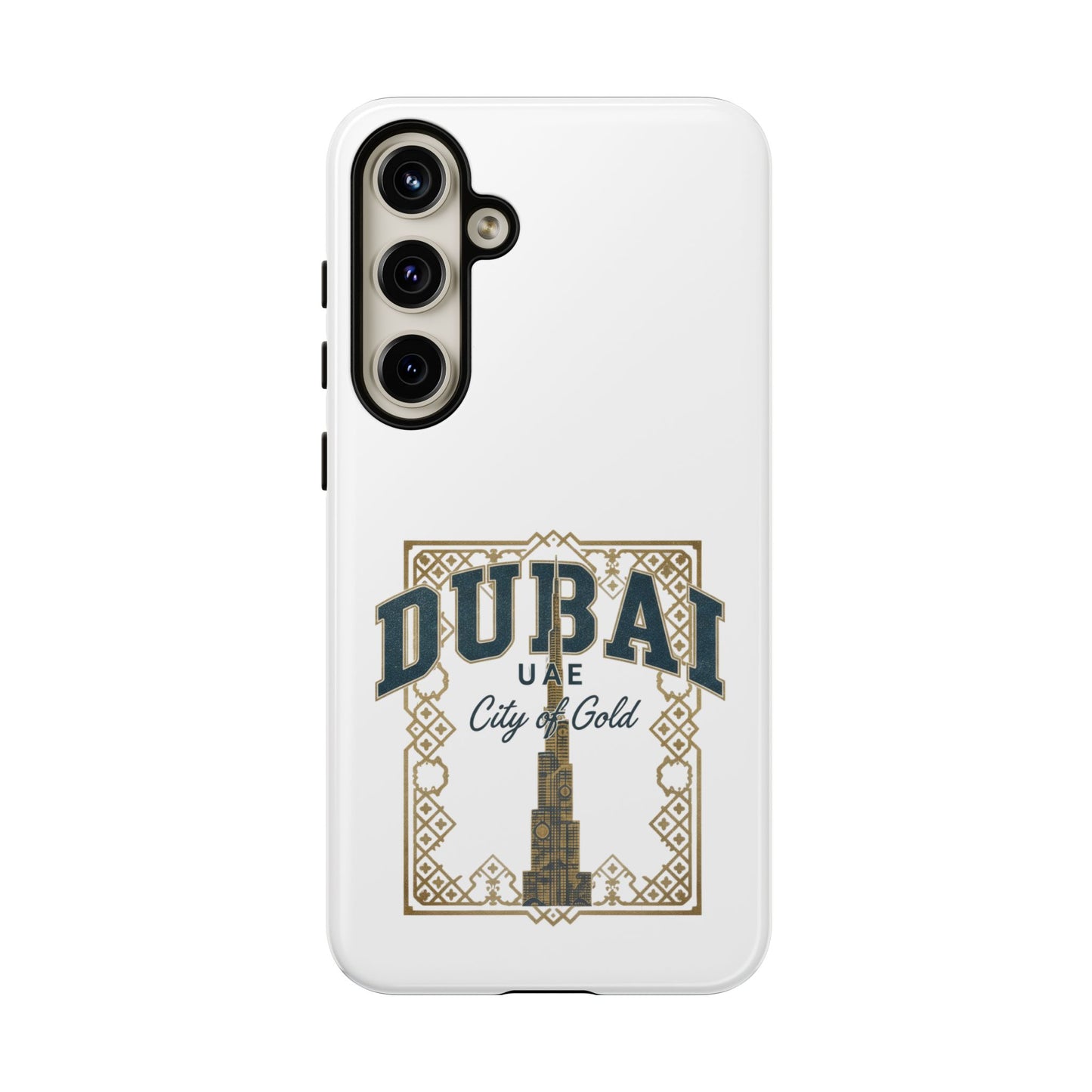 Dubai City of Gold Tough Phone Case — Protective Travel Phone Cover