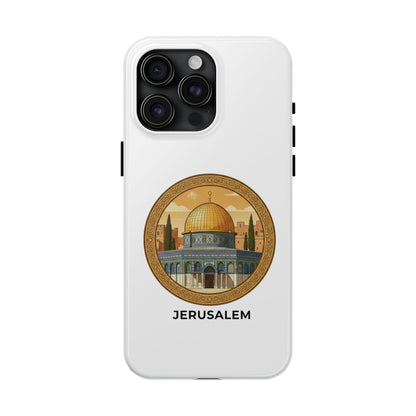 Jerusalem Dome Tough Phone Case — Golden Dome of the Rock Illustration