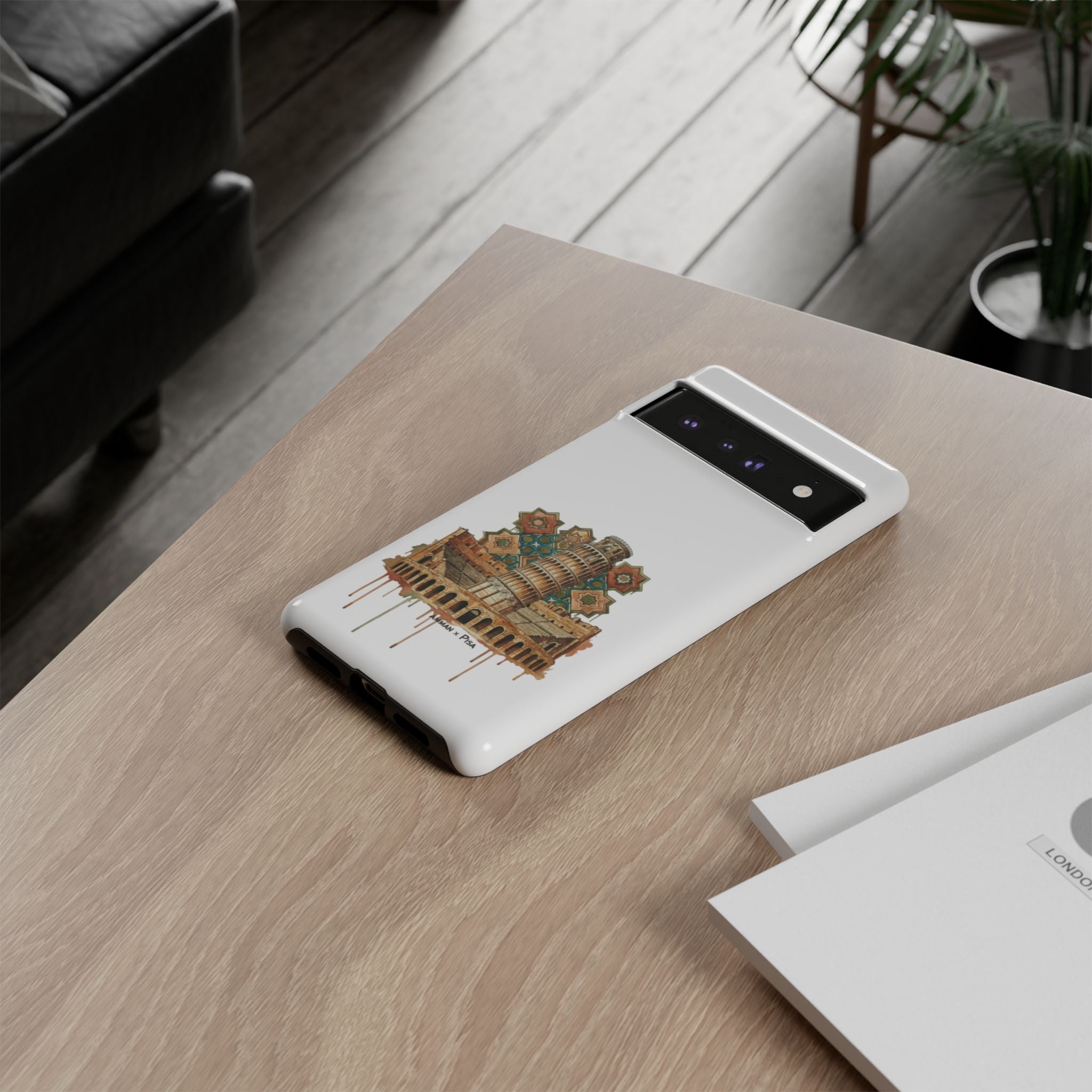 Leaning Tower Tough Phone Case — Vintage Pisa Travel Design