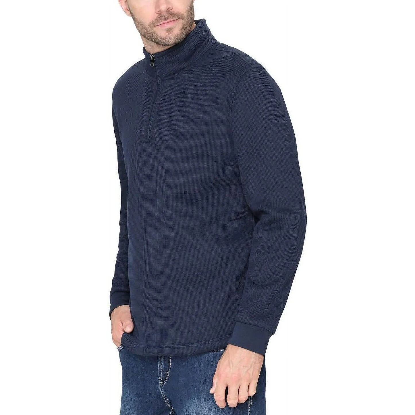 Men’s Bonded Fleece Lined , Quarter Zip Pullover Top