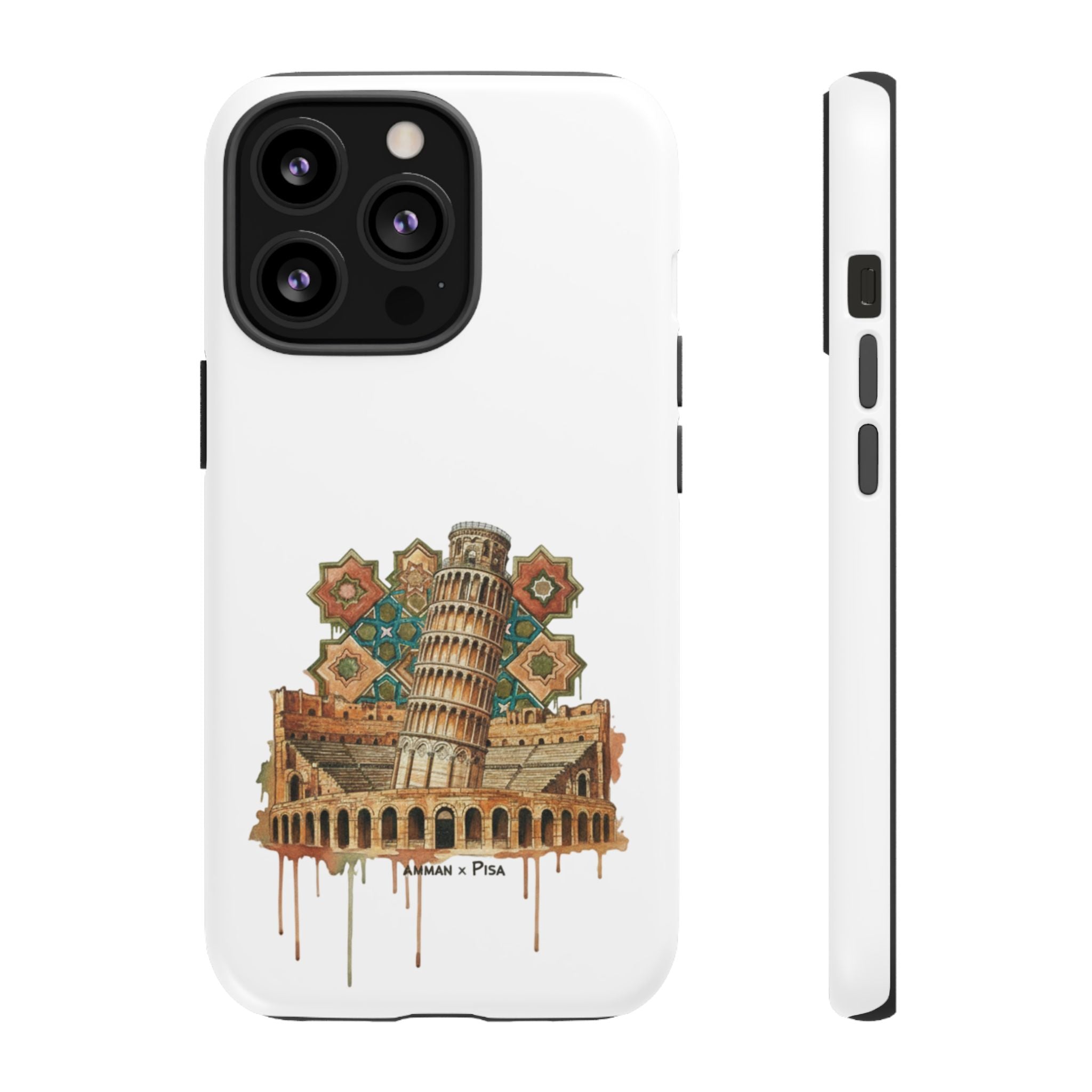 Leaning Tower Tough Phone Case — Vintage Pisa Travel Design