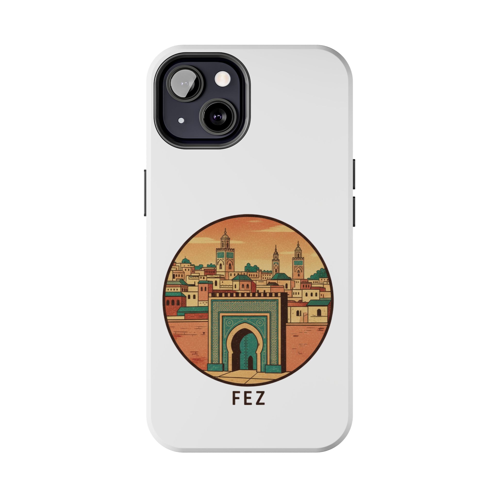 Fez City Tough Phone Case — Moroccan Archway Travel Phone Case