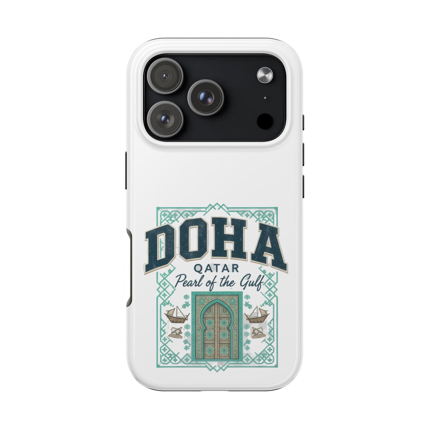 Étui de téléphone Doha — Qatar « Perle du Golfe » Étui de protection robuste