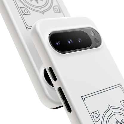 Dubai Architectural Phone Case — Minimal Souvenir Travel Design with Coordinates