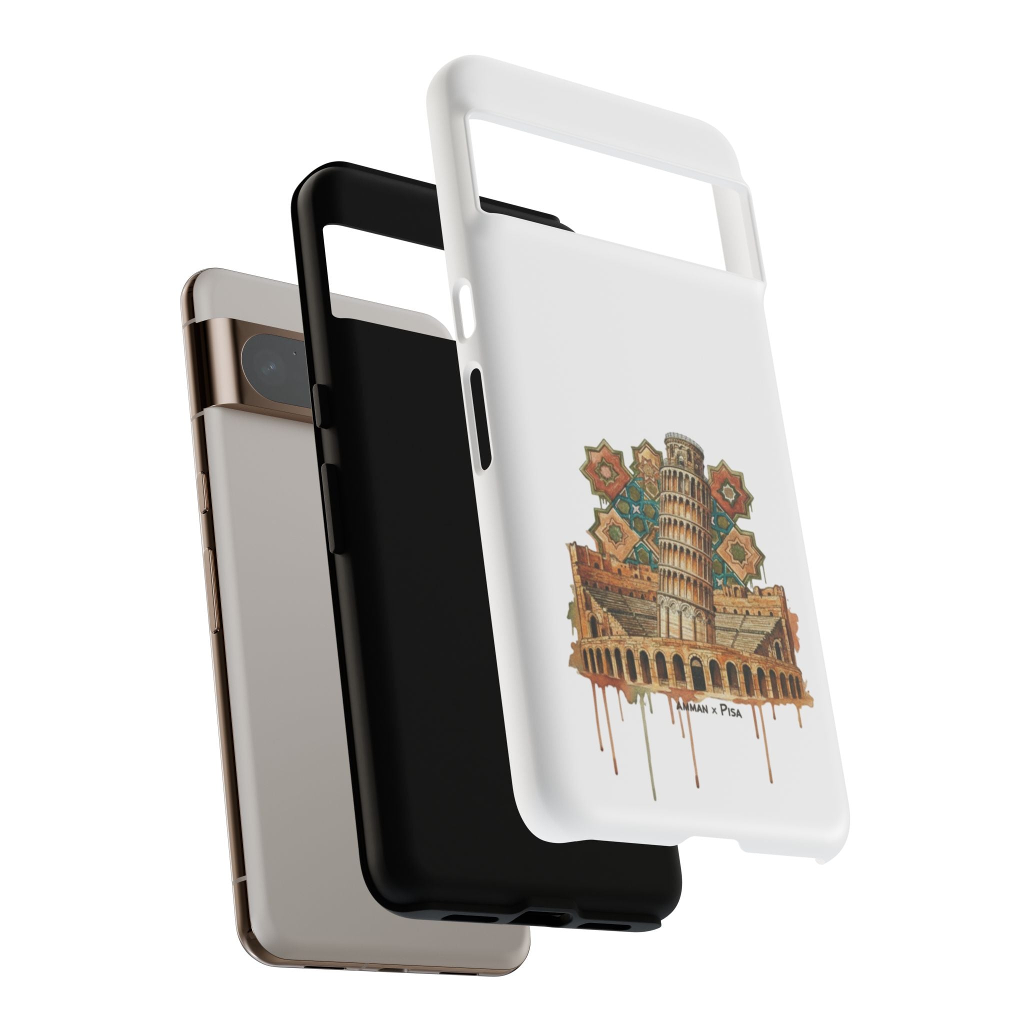 Leaning Tower Tough Phone Case — Vintage Pisa Travel Design