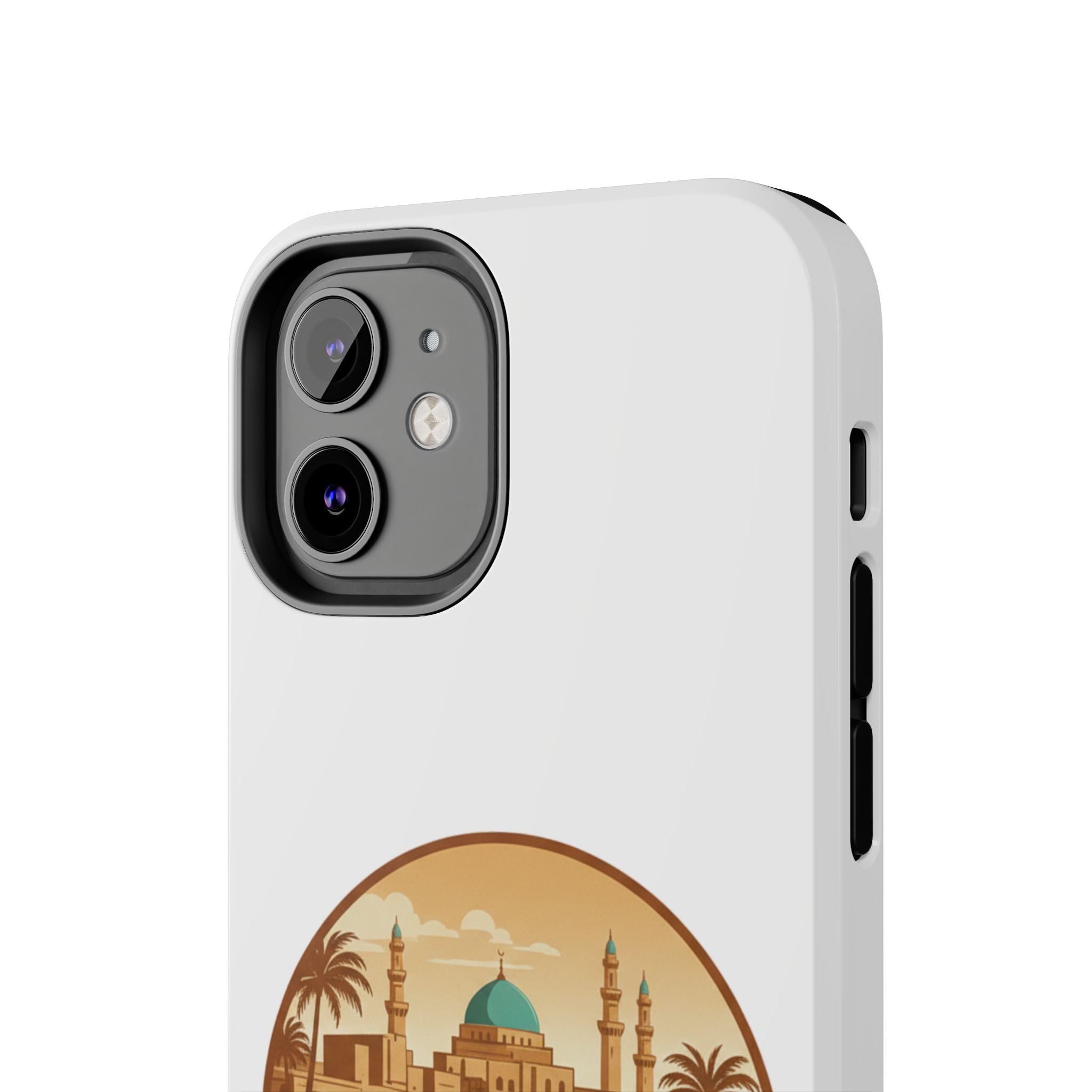 Baghdad Illustrated Tough Phone Case — Vintage Middle East Cityscape Protective Cover