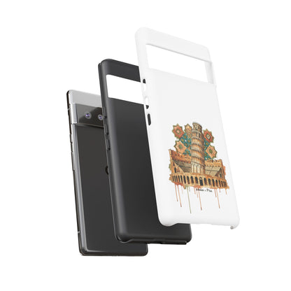 Leaning Tower Tough Phone Case — Vintage Pisa Travel Design