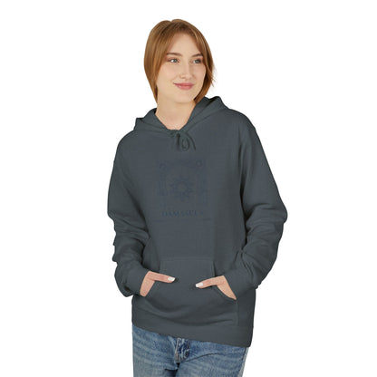 Damascus Heritage Hoodie — Minimal Middle Eastern Motif