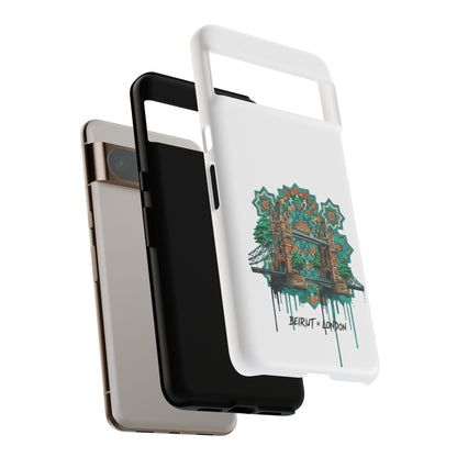 Beirut x London Ornate Phone Case — Turquoise Mosaic Gateway Design
