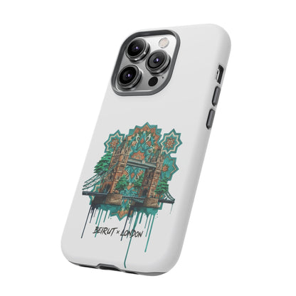 Beirut x London Ornate Phone Case — Turquoise Mosaic Gateway Design