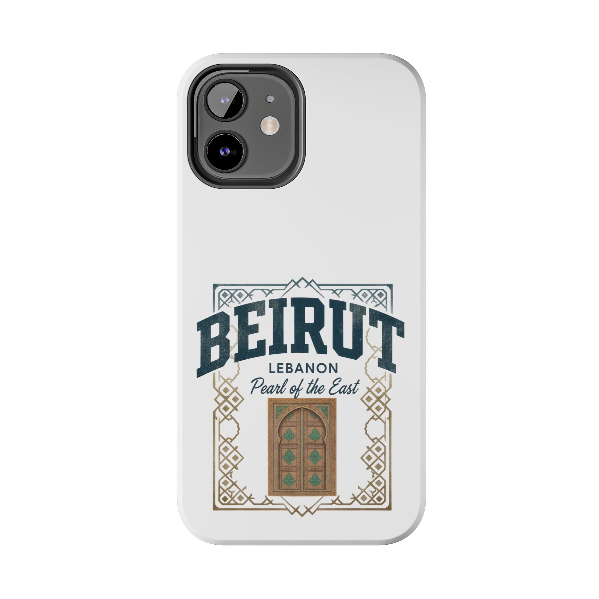 Beirut Lebanon Tough Phone Case — 'Pearl of the East' Vintage Door Design