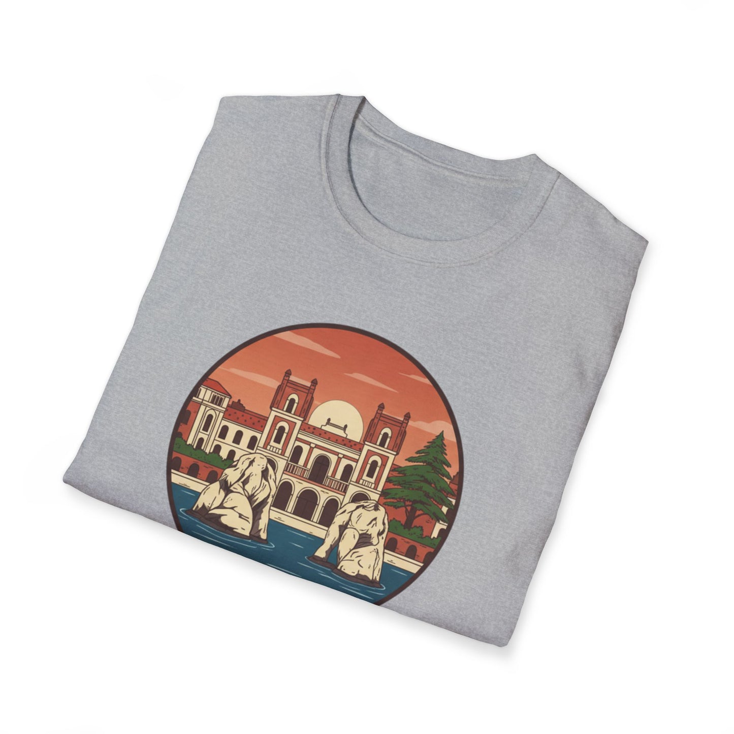 Beirut Vintage Landmark T-Shirt — Retro Cityscape Tee