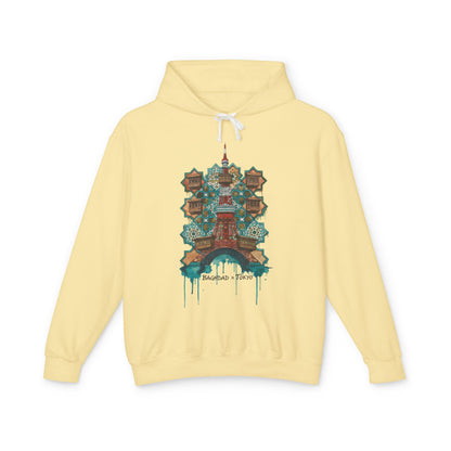 Vintage Amsterdam Canal Tower Hoodie — "Haarlem - Holland" Graphic Pullover