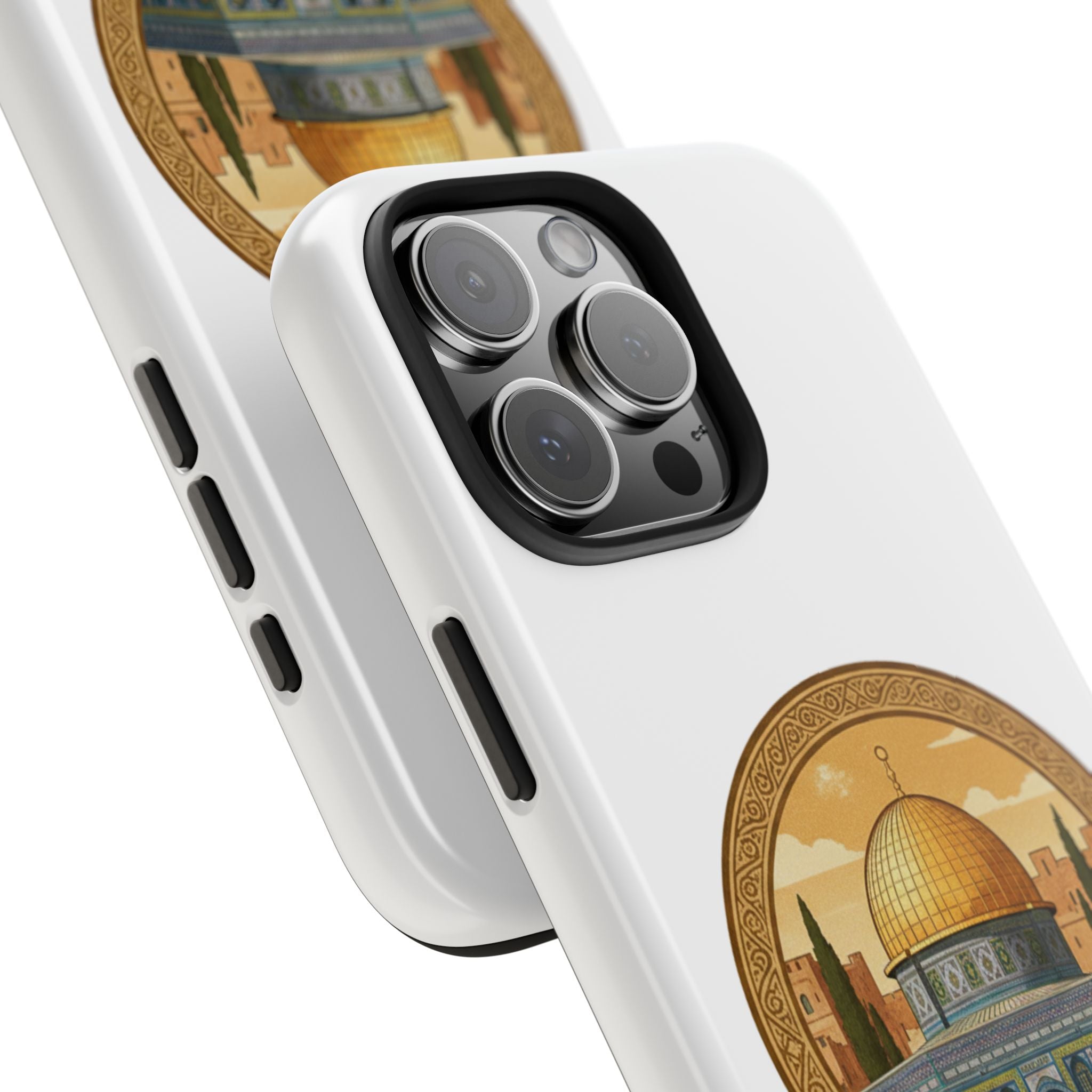 Jerusalem Dome Tough Phone Case — Golden Dome of the Rock Illustration