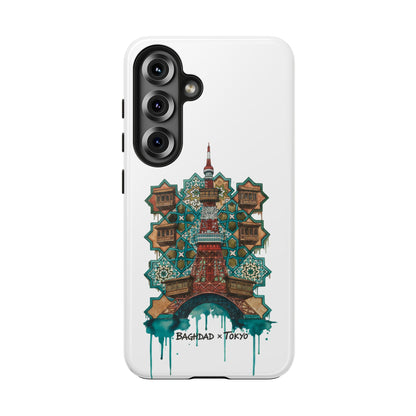 Coque de téléphone résistante — Illustration fusion Bagdad x Tokyo