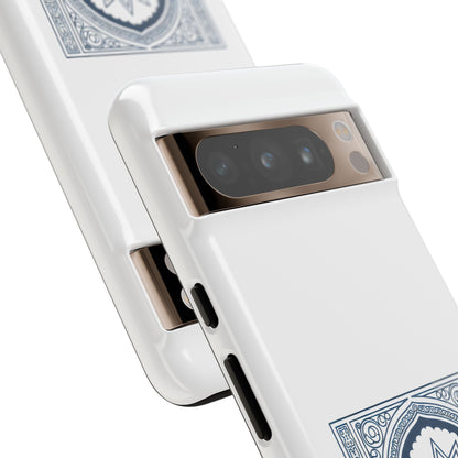 Jeddah Coordinates Phone Case — Blue Islamic Arch Travel Souvenir