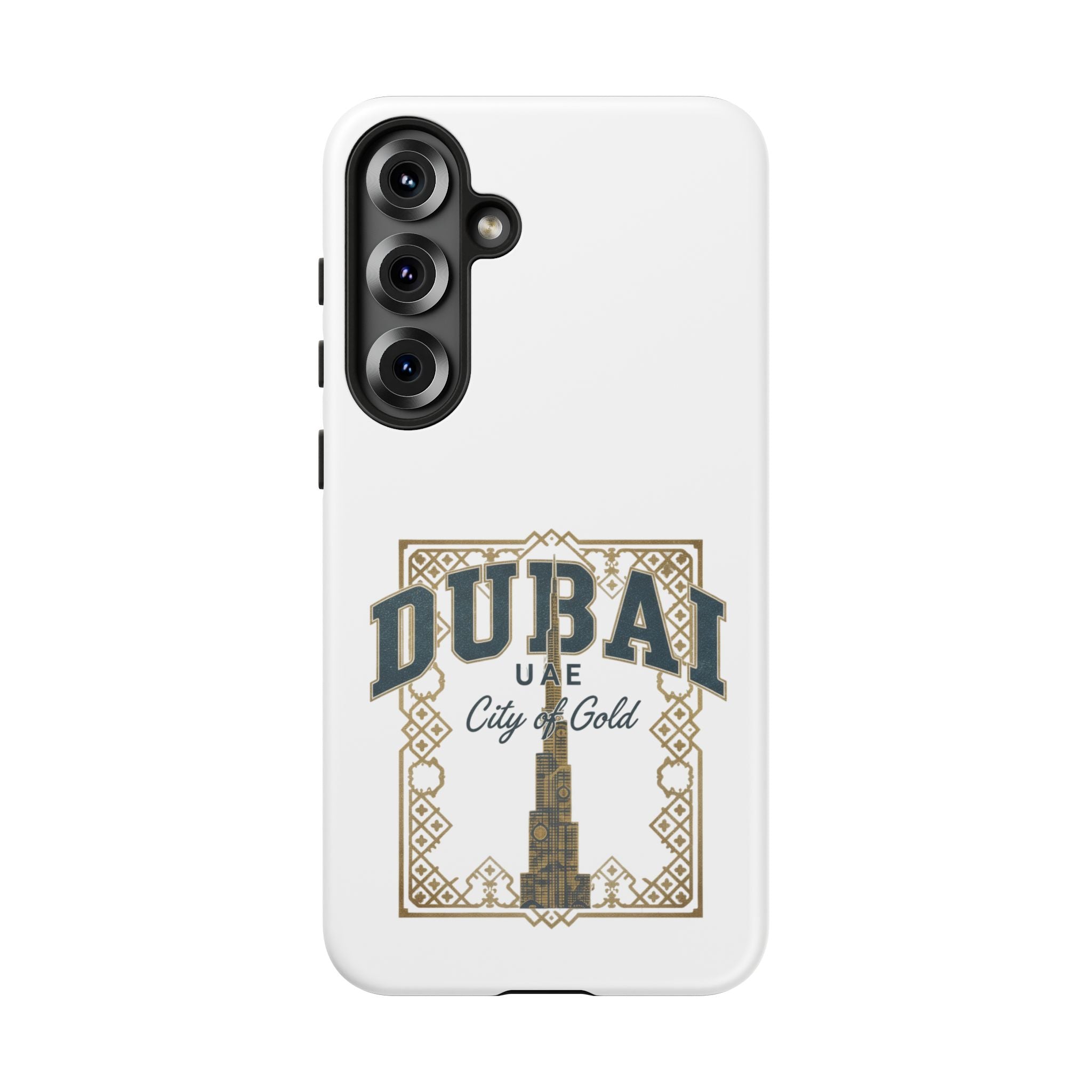 Dubai City of Gold Tough Phone Case — Protective Travel Phone Cover