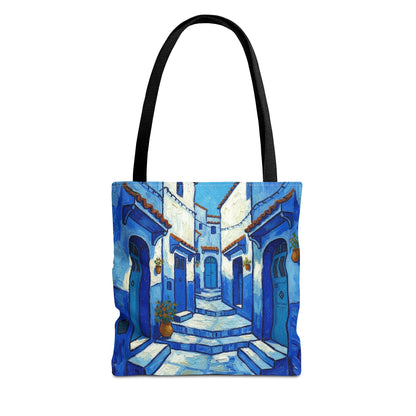 Mediterranean Blue Alley Tote