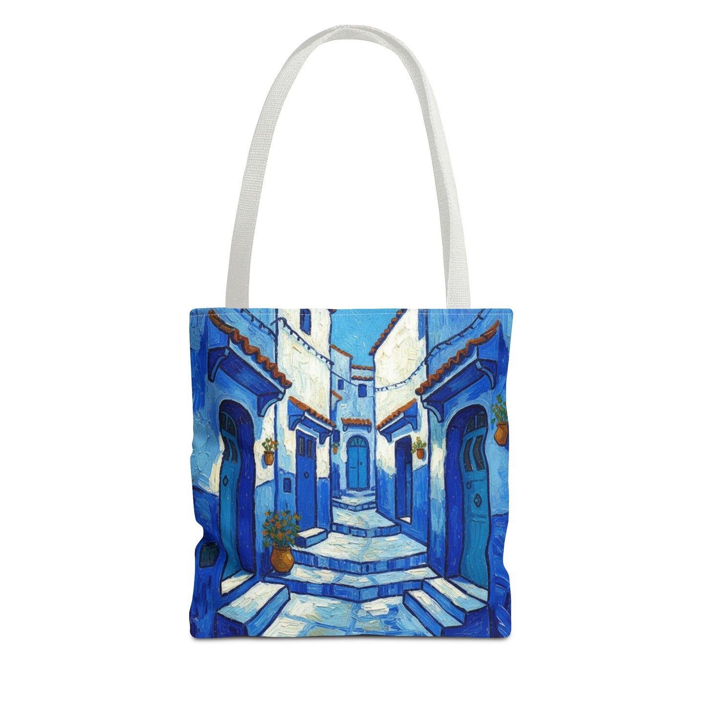 Mediterranean Blue Alley Tote