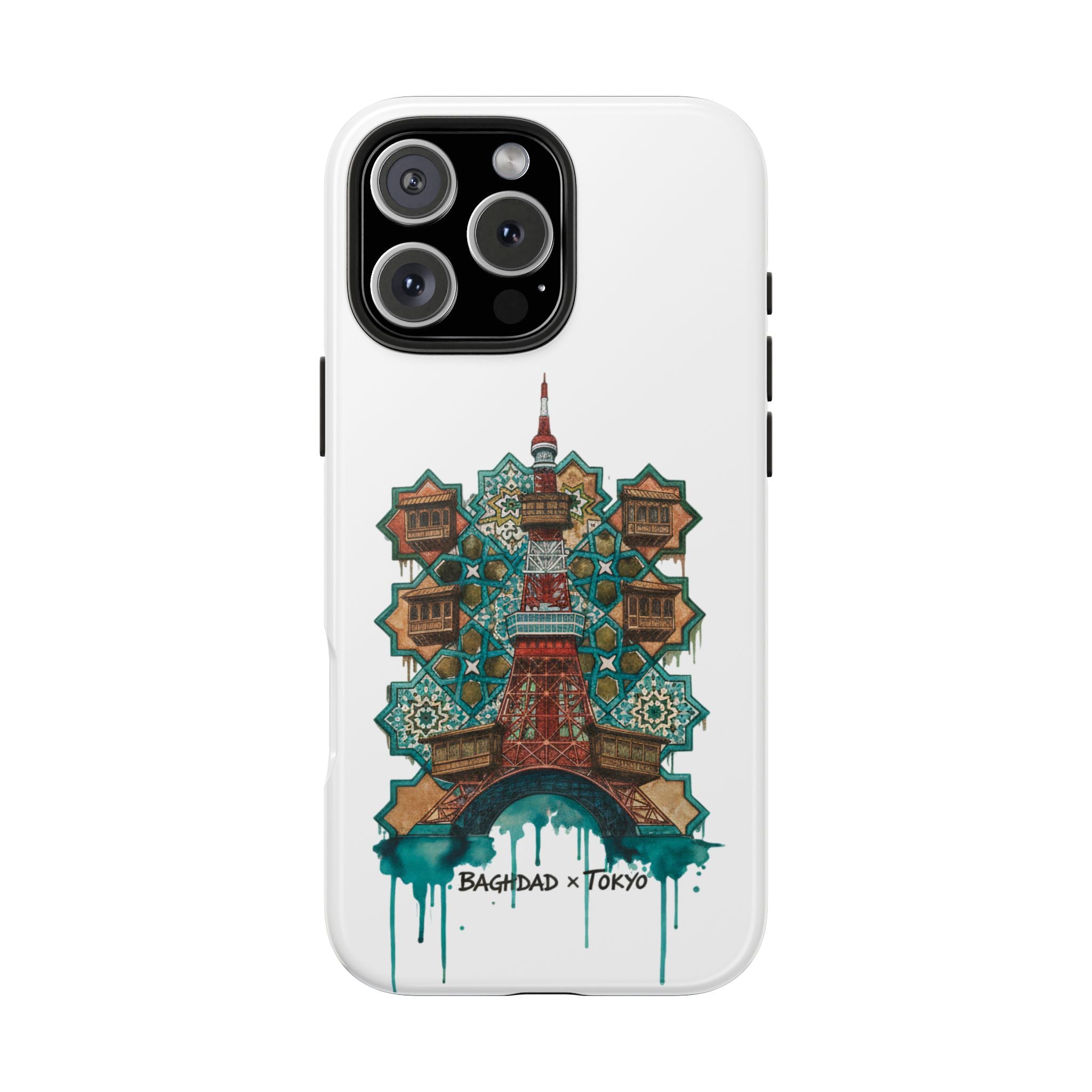 Tough Phone Case — Baghdad x Tokyo Fusion Artwork