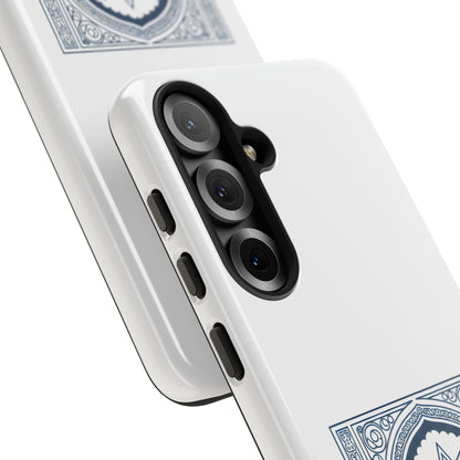 Jeddah Coordinates Phone Case — Blue Islamic Arch Travel Souvenir