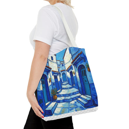 Mediterranean Blue Alley Tote