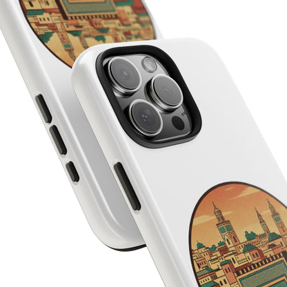 Étui de téléphone résistant Fez City — Étui de téléphone de voyage motif arche marocaine