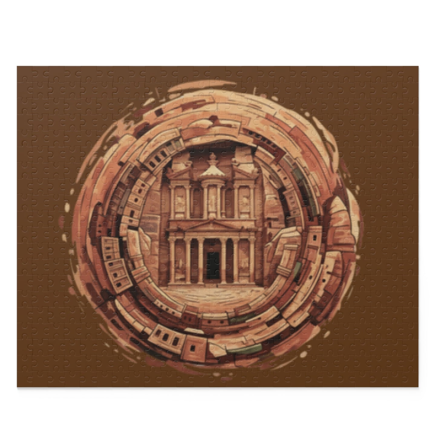 Puzzle — Petra Circular Vintage Architecture Jigsaw (120/252/500 pcs)