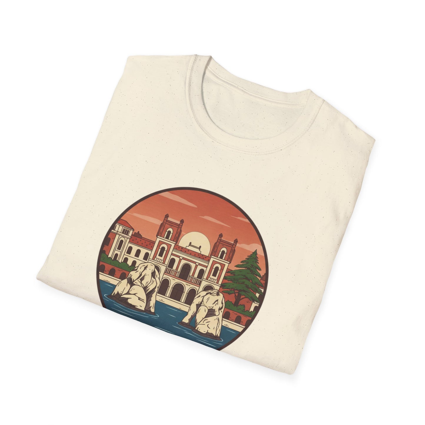 Beirut Vintage Landmark T-Shirt — Retro Cityscape Tee