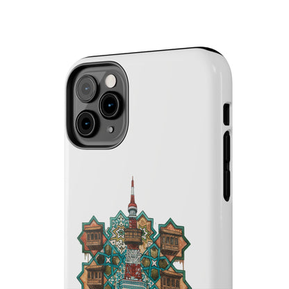 Coque de téléphone résistante — Illustration fusion Bagdad x Tokyo