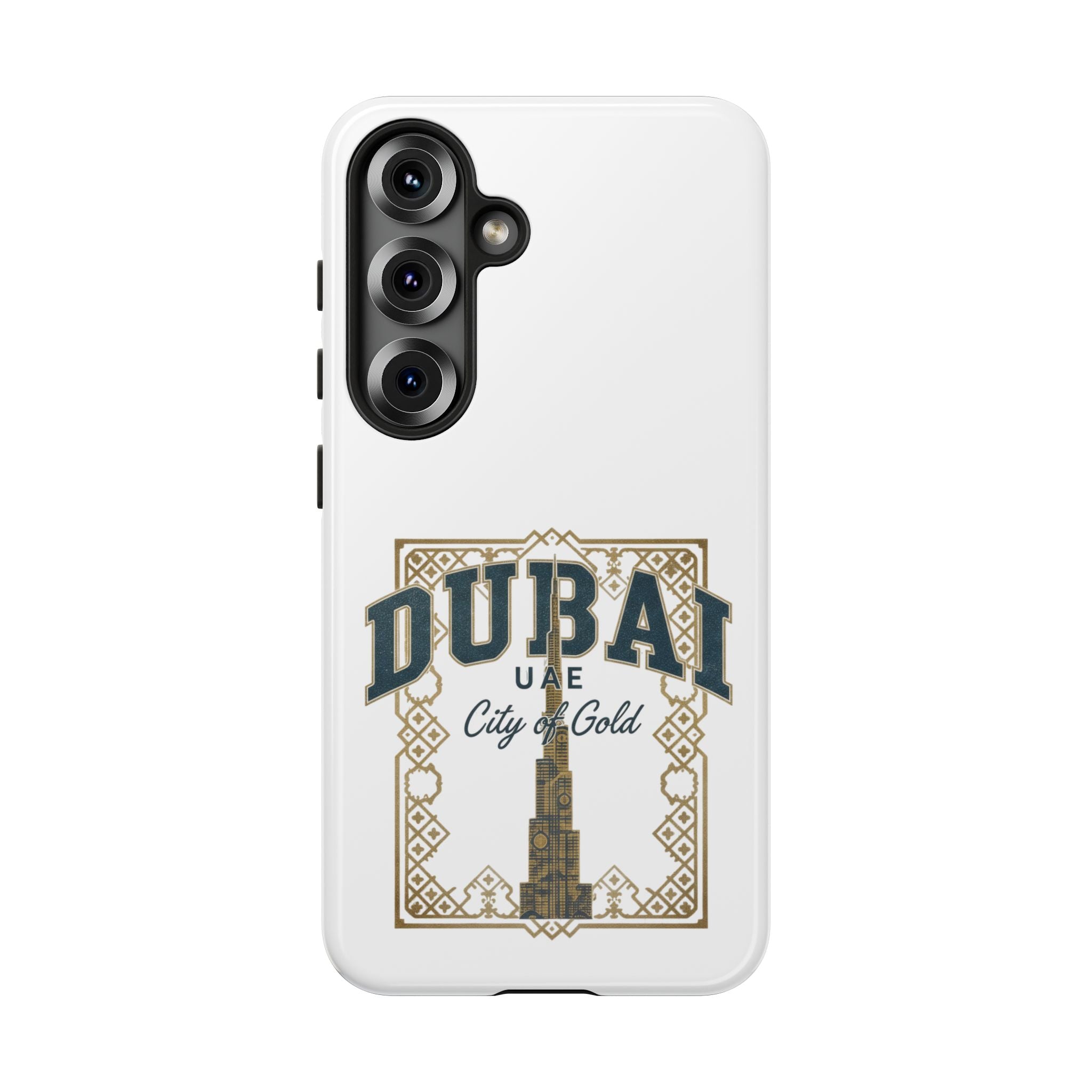 Dubai City of Gold Tough Phone Case — Protective Travel Phone Cover