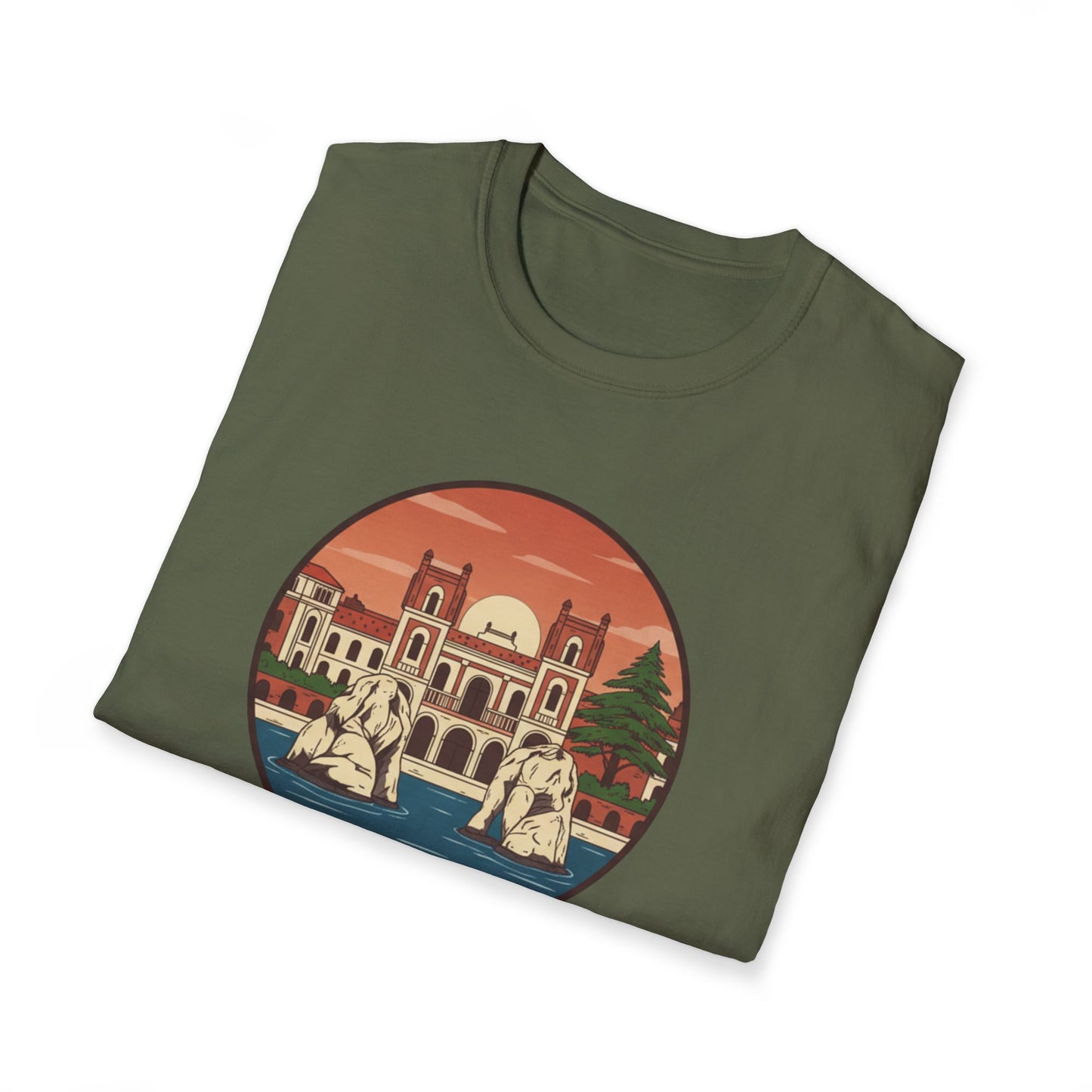Beirut Vintage Landmark T-Shirt — Retro Cityscape Tee