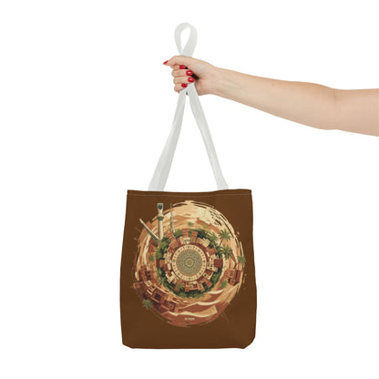 Desert Oasis Circular Art Tote