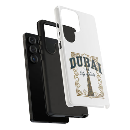 Dubai City of Gold Tough Phone Case — Protective Travel Phone Cover