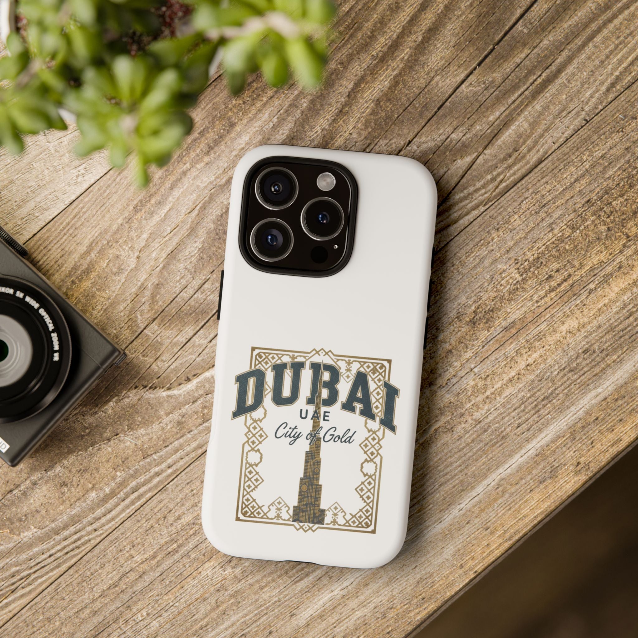 Dubai City of Gold Tough Phone Case — Protective Travel Phone Cover