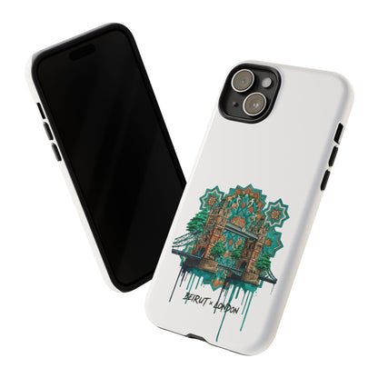 Beirut x London Ornate Phone Case — Turquoise Mosaic Gateway Design