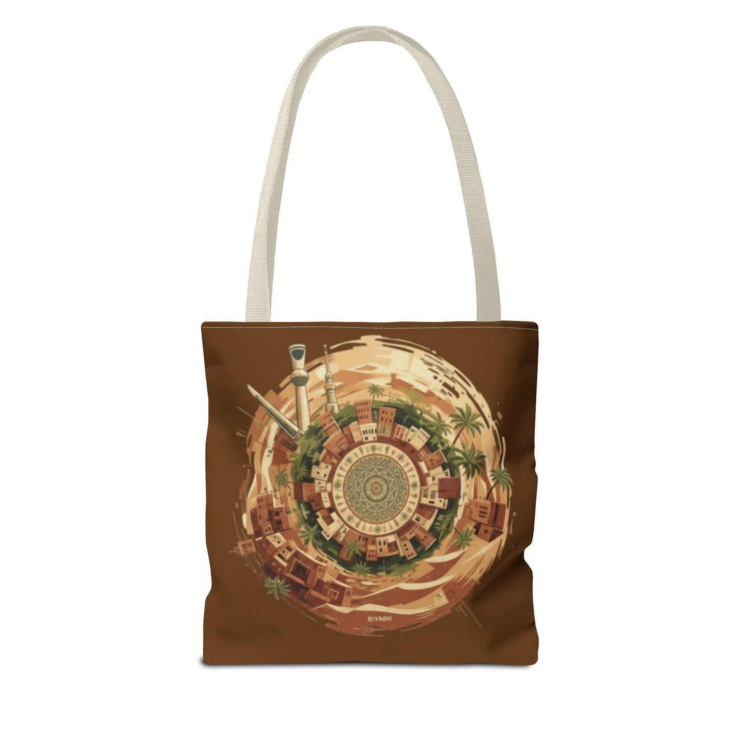 Desert Oasis Circular Art Tote