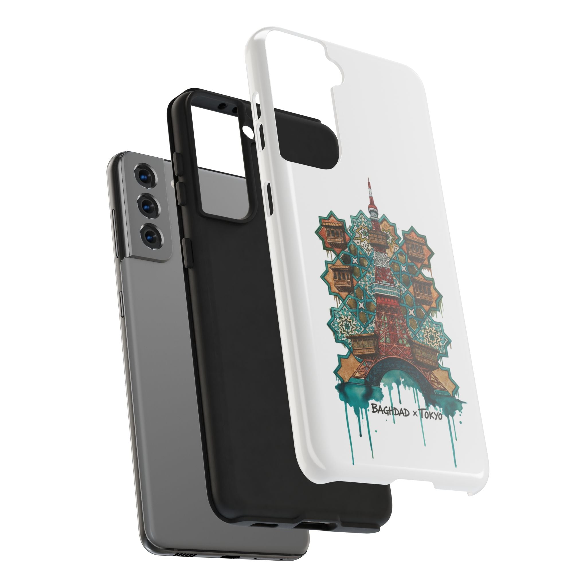 Tough Phone Case — Baghdad x Tokyo Fusion Artwork