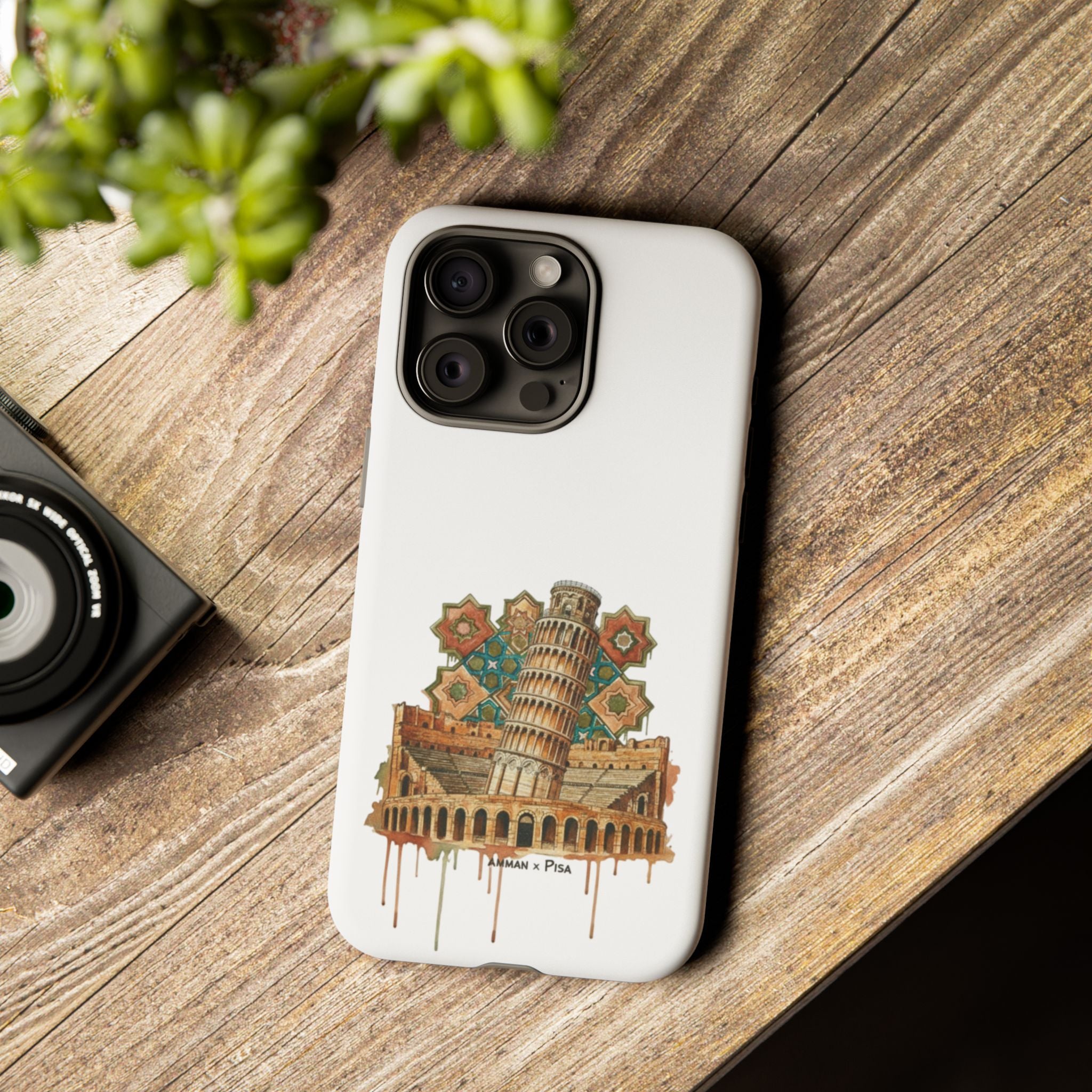 Leaning Tower Tough Phone Case — Vintage Pisa Travel Design